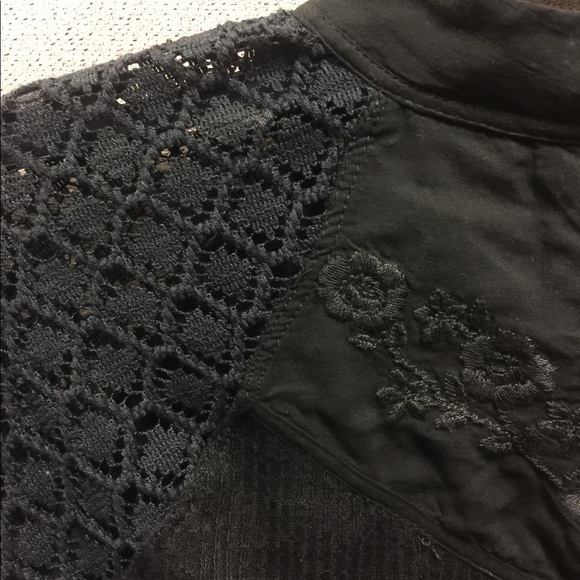 Free People Sweetest Thing Black Thermal - Picture 10 of 13